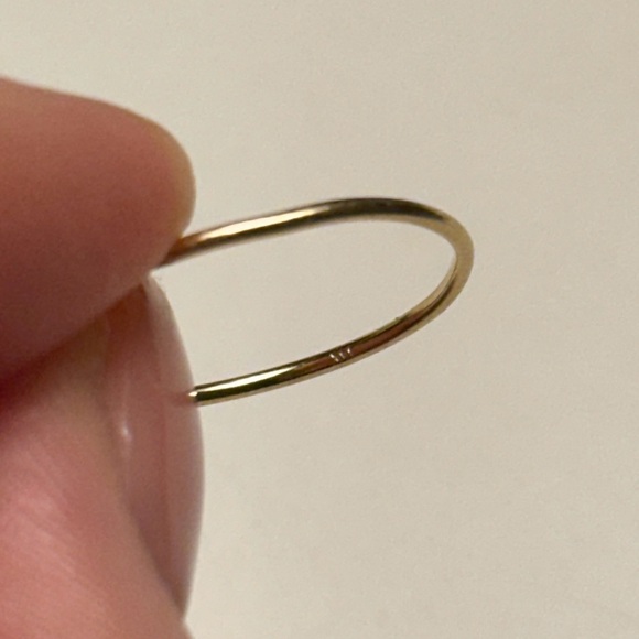 Catbird NYC Solid Gold Stacking Rings 7 *ONE IS BROKEN* - Picture 4 of 4